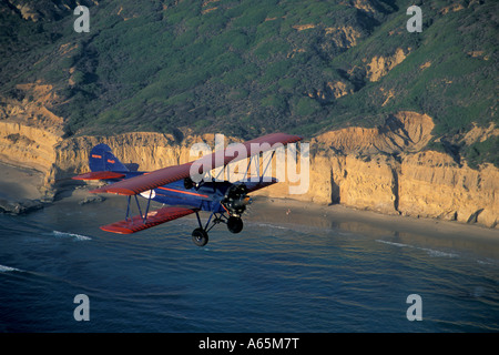 Doppeldecker über Torrey Pines State Beach Nord San Diego Küste San Diego County Kalifornien Stockfoto