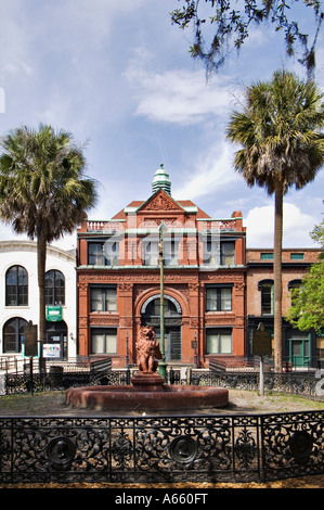 Savannah Baumwollbörse und Freimaurer Hall Savannah Georgia Stockfoto