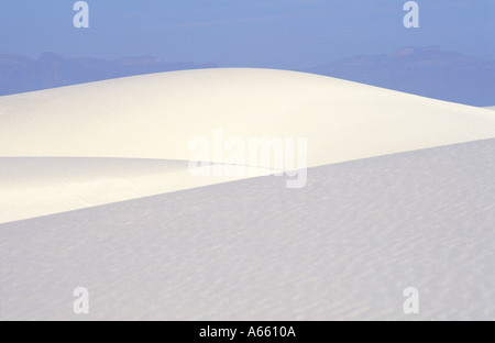USA New Mexico White Sands National Monument Sanddünen Stockfoto