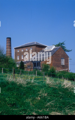 Das Pumpwerk an Crofton in Wiltshire auf der Kennet und Avon Kanal England UK Stockfoto