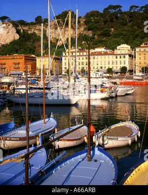 FR - COTE d ' Azur: der Hafen von Nizza Stockfoto