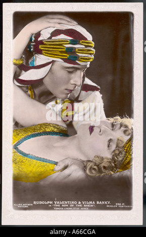 Rudolph Valentino Banky Stockfoto