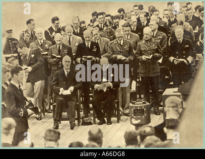 Atlantik treffen 1941 Stockfoto