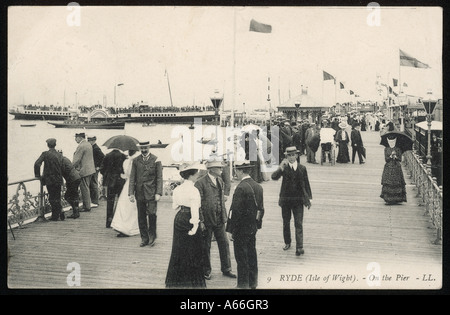 Isle Of Wight Ryde 1905 Stockfoto