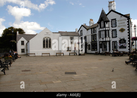 Eine Ansicht der Stadt Beaumaris Anglesey Stockfoto