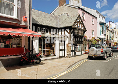 Eine Ansicht der Stadt Beaumaris Angelsey Stockfoto