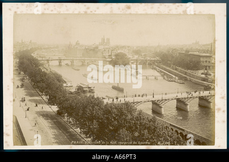 Paris zu nennen, von Louvre Stockfoto