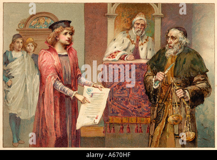 Kaufmann von Venedig Stockfoto