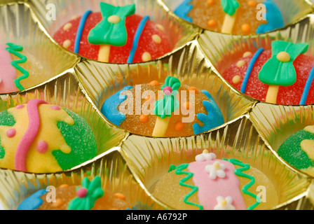 Zucker beschichtete Oster-Gelee-Süßwaren Stockfoto