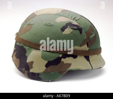 Militärhelm Stockfoto