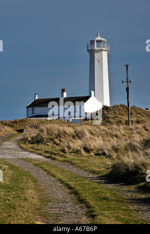 Leuchtturm und Halter Häuschen. Stockfoto