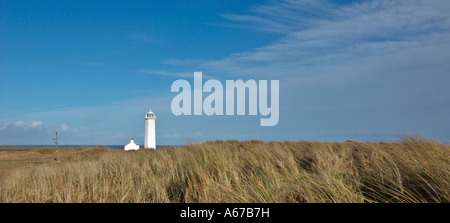 Leuchtturm und Halter Häuschen. Stockfoto