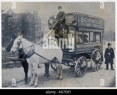 Pferd-Bus London Stockfoto