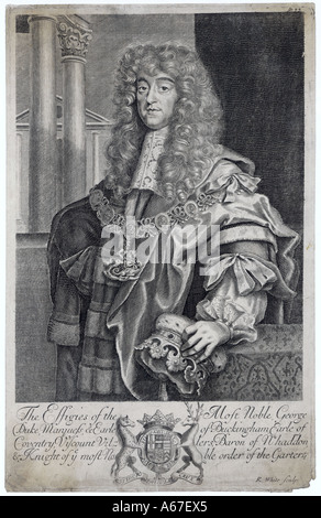 George Villiers 2. Herzog Stockfoto