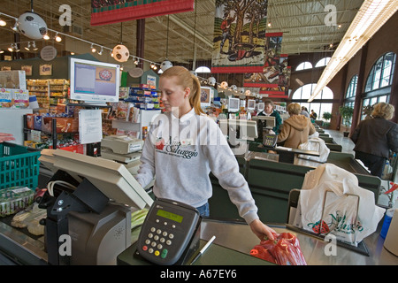 Gourmet-Lebensmittel-Ladengeschäft Stockfoto