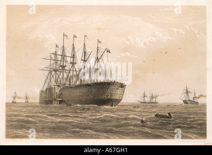 Kabel verlegen Gt Ost Stockfoto