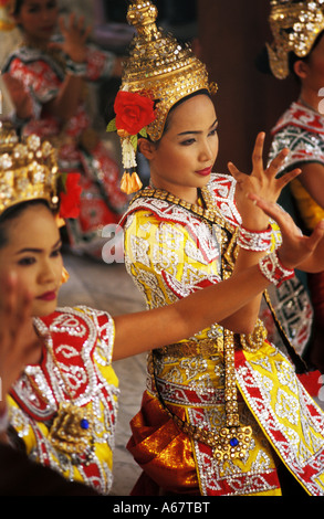 klassischen Tanz am Erawan-Schrein, Bangkok, thailand Stockfoto