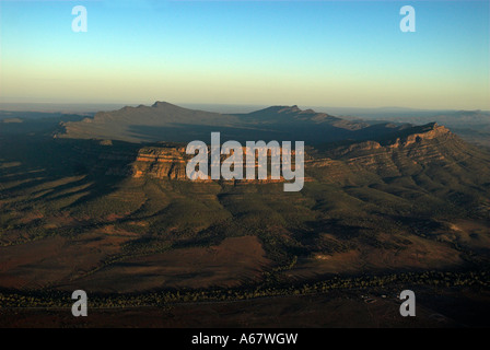 Luftbild des Wilpena Pound in den Flinders Ranges, South Australia, Australien Stockfoto