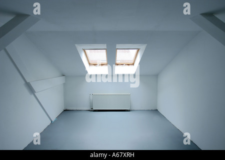 Leeren Raum, Penthouse Stockfoto