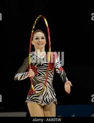 RG Irena RIZENSON ISR Rhythmus Gymnastik Stockfoto
