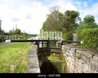 Schleuse am Stadtrand von Dublin Irland Stockfoto