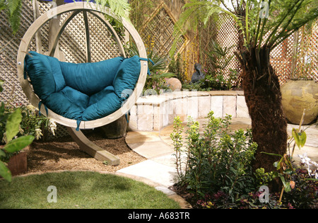 Schaugarten von irischen Firma Gärten verwandelt MyHome dh Frühling Haus und Garten zeigen RDS Dublin März 2007 Stockfoto