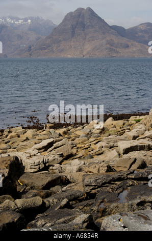 Skye Cullins über Loch Scavaig von Elgol auf der Isle Of Skye Stockfoto