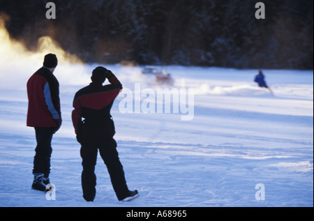 Eislaufen Stockfoto