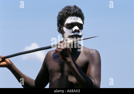 Aborigines junge Rolle in Yolngu Boy Film Stockfoto