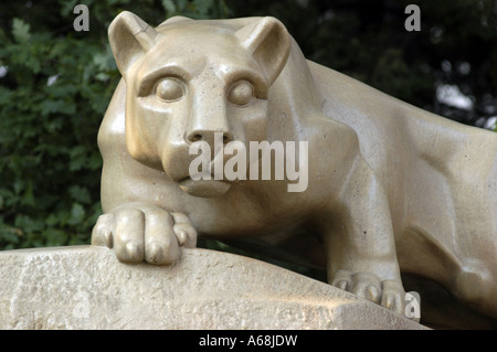 Nittany Lion Statue Penn Landesuniversität Stockfoto