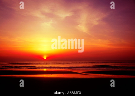 Sunrise Skaket Strand Cape Cod MA Stockfoto