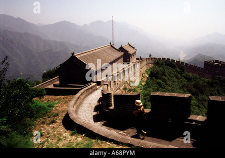 Great Wall Of China. Badaling Bereich. China Stockfoto