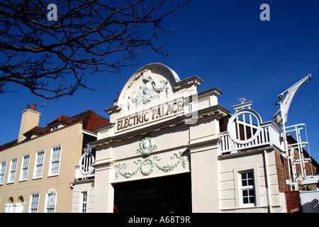 Die restaurierten Fassade des elektrischen Palast Kinos in Harwich Essex UK Stockfoto