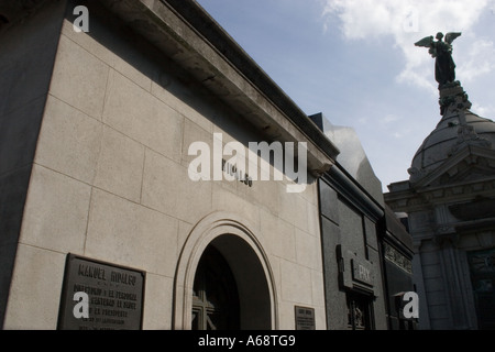 Hidalgo Grab (Recoleta) Stockfoto