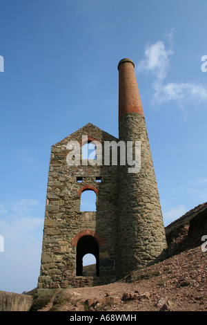 Wheal Coates Zinnmine Stockfoto