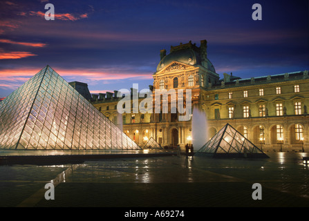 Der Louvre in Paris Frankreich Stockfoto