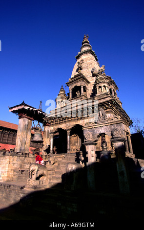 Nepal Bhaktapur Durbar Square Pashupatinath Tempel Stockfoto