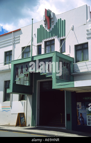 Art Deco entworfen Gebäude in Napier, Neuseeland Stockfoto