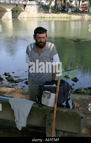 Santiago De Compostela-Pilger-Aire-Sur-Adour Gascogne Frankreich Stockfoto