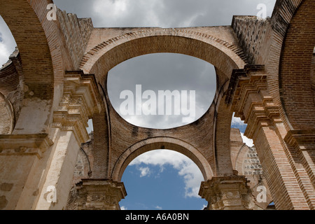 Erdbeben-Ruinen Kathedrale von San Jose koloniale Hauptstadt Antigua Guatemala Stockfoto