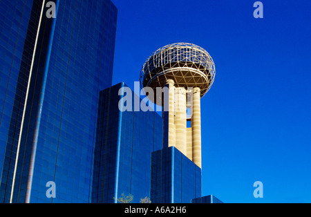 Dallas Texas Usa Hyatt Regency Hotel Reunion Turm Stockfoto