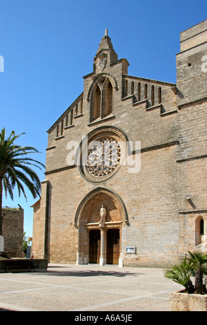 Mallorca Kirche Sant Jaume in Alcudia Stockfoto