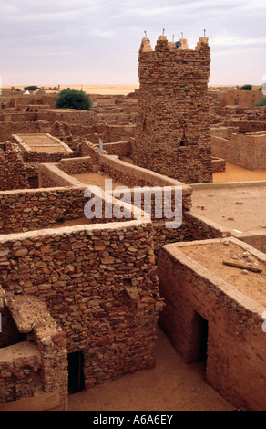 Altstadt - Chinguetti, Mauretanien Stockfoto