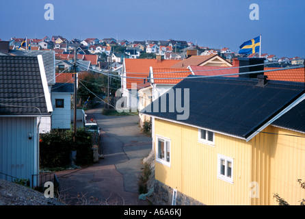 Fischerdorf in Schweden Kallo Knippla Stockfoto