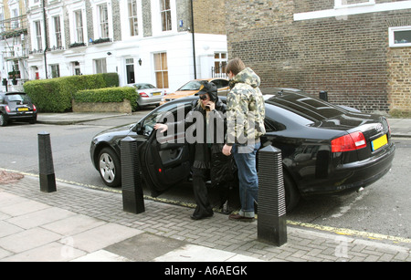 Madonna, die Ankunft in ihrem Fitness-Studio in London England GB UK 2007 Stockfoto