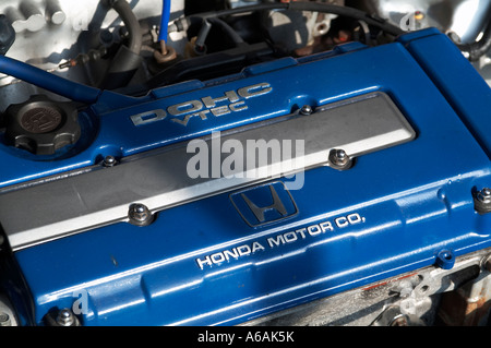 Honda, Vtec, Motor, Auto, Benzin, Variable, Ventil, Timing, Camcover, Nockenwelle, Cam, Stockfoto