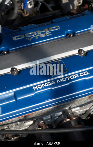 Honda, Vtec, Motor, Auto, Benzin, Variable, Ventil, Timing, Camcover, Nockenwelle, Cam, Stockfoto