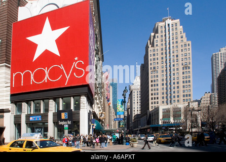 Macys Store in New York City in den Vereinigten Staaten von Amerika-USA Stockfoto