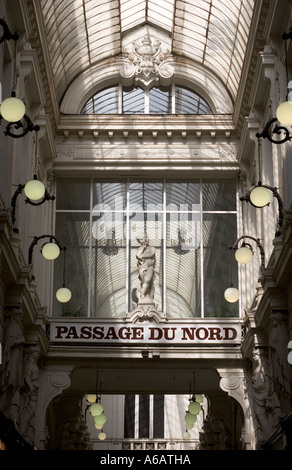 Galeries Royales Saint-Hubert Brüssel Belgien Stockfoto