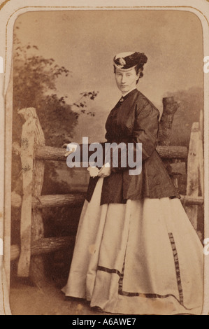 Porträt des viktorianischen Dame Ende 1800 s DCSA 1996 Stockfoto